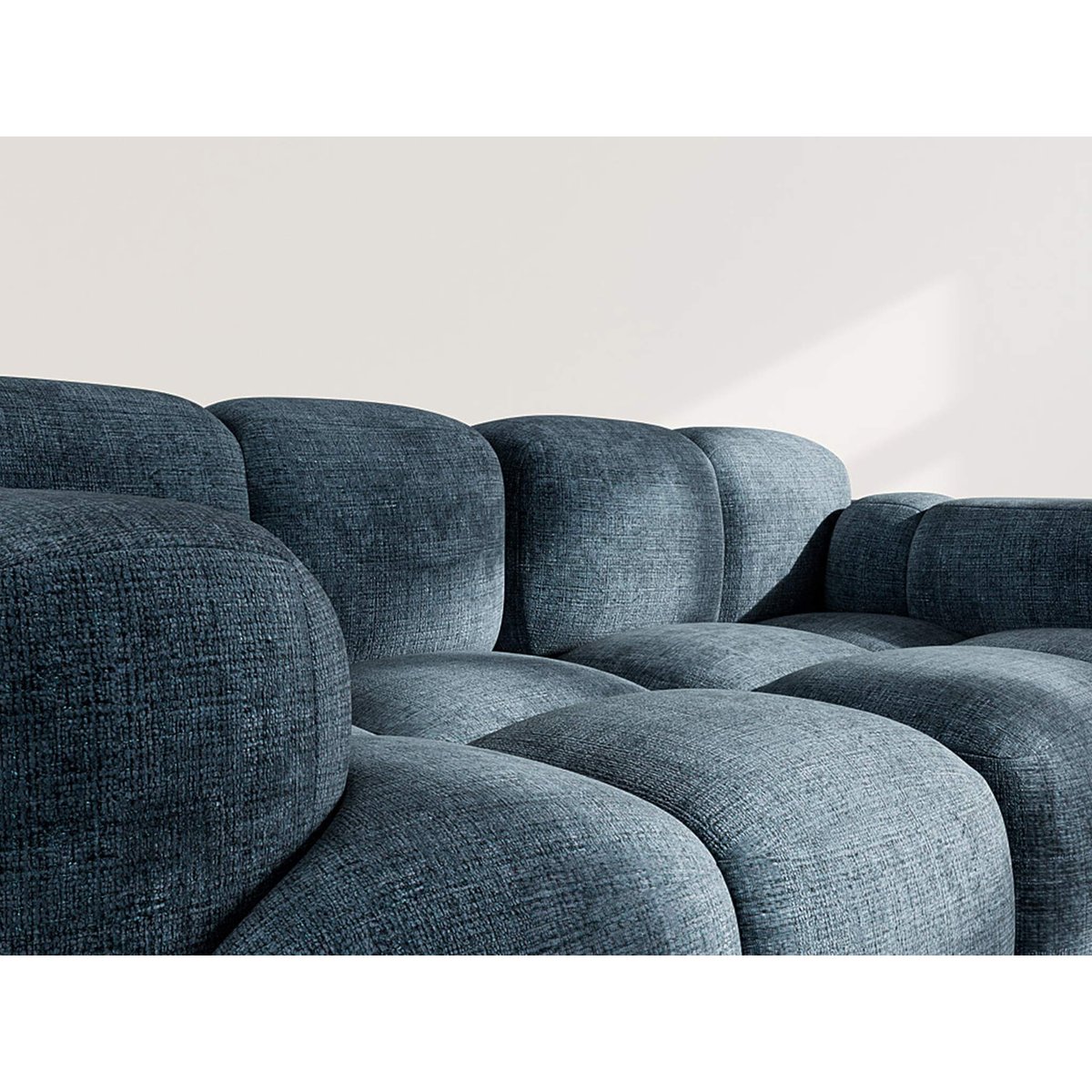 Canapé Modulable 2 places - GRACE bleu, BEST MOBILIER