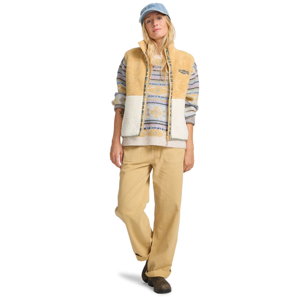 Polaire GO ON HIKE beige hemp 2, BILLABONG