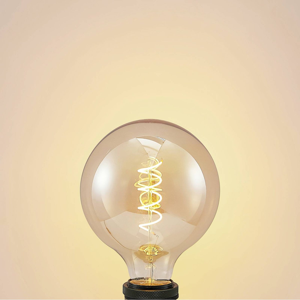 Ampoule E27 en verreLED, E27 G125 LED 4W couleur unique, LUCANDE