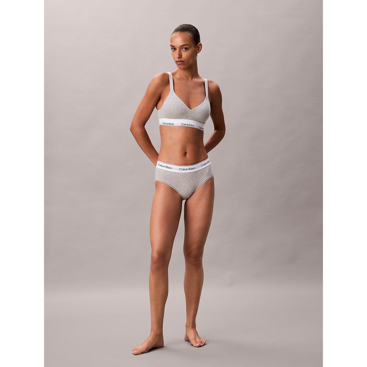 Bralette ICON COTTON MODAL grigio, CALVIN KLEIN UNDERWEAR