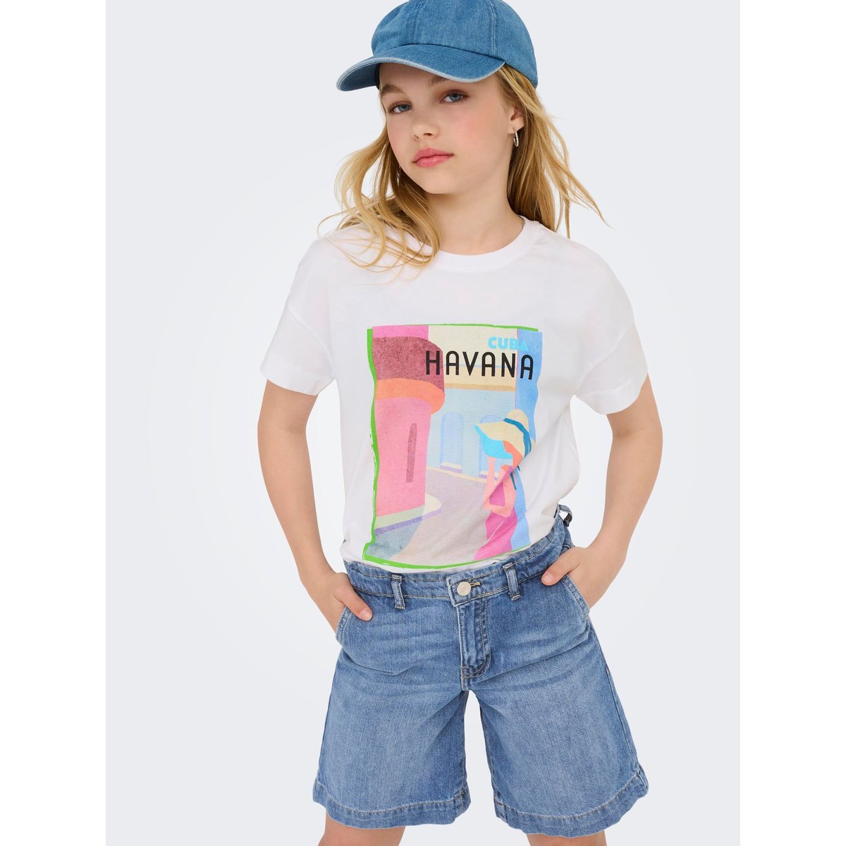 Short light blue denim, KIDS ONLY