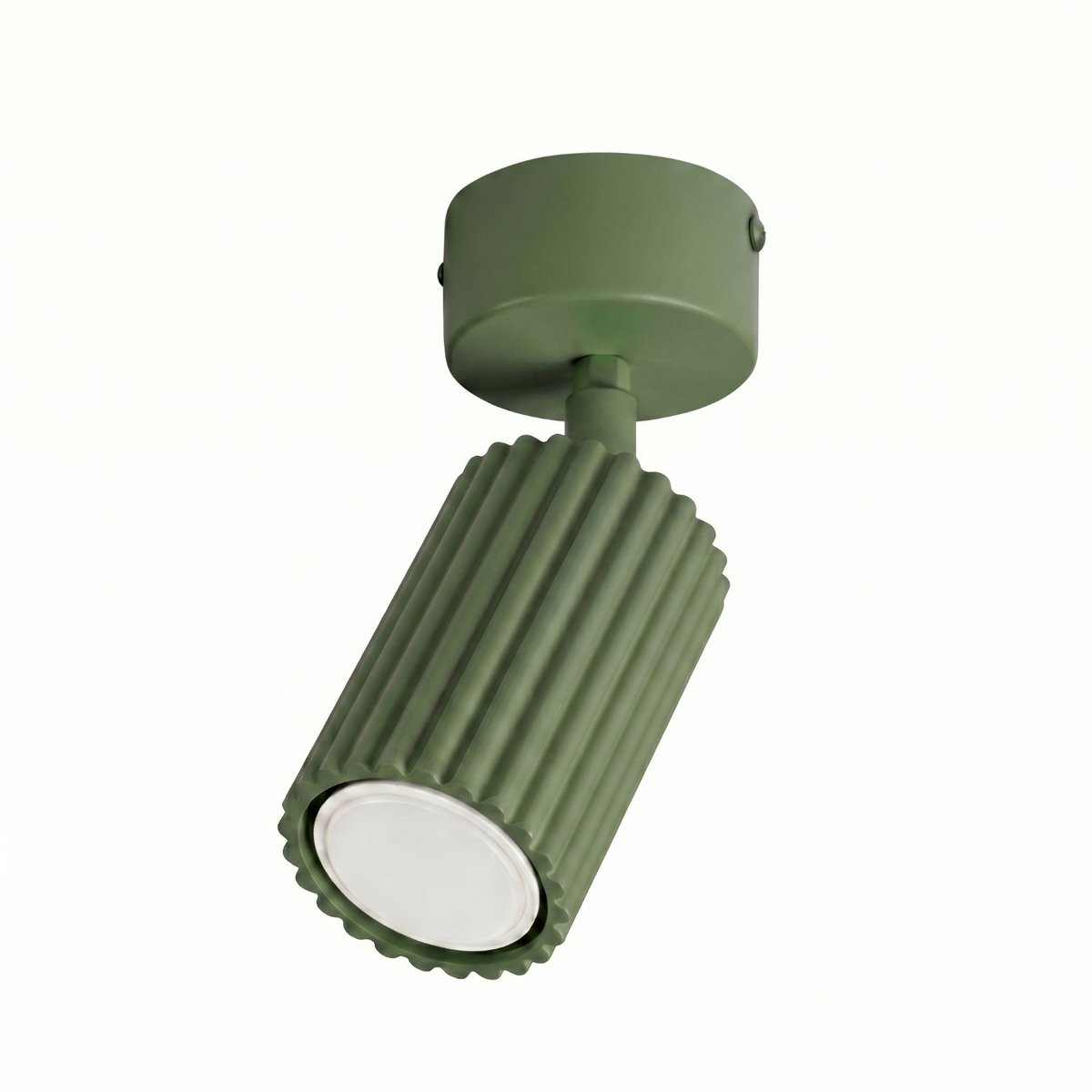 Plafonnier Aluminium Vert Olive GU10 1 KARBON vert olive, EDEN