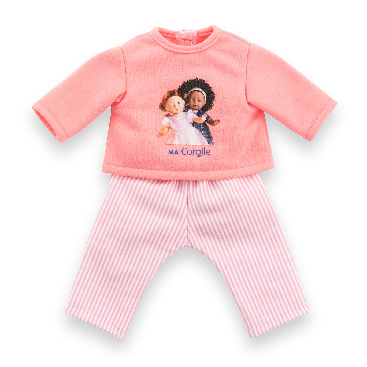 Pyjama Rose 2 pièces pour poupée ma Corolle couleur unique, COROLLE