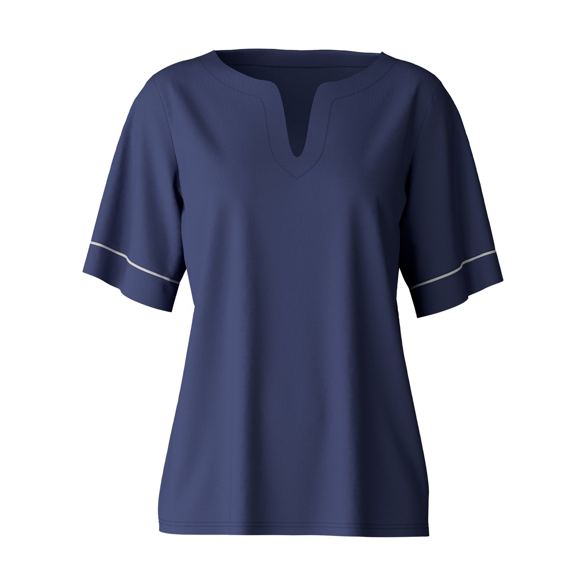T-shirt manches courtes Coton FAVOURITES MAGIC bleu cobalt, CALIDA