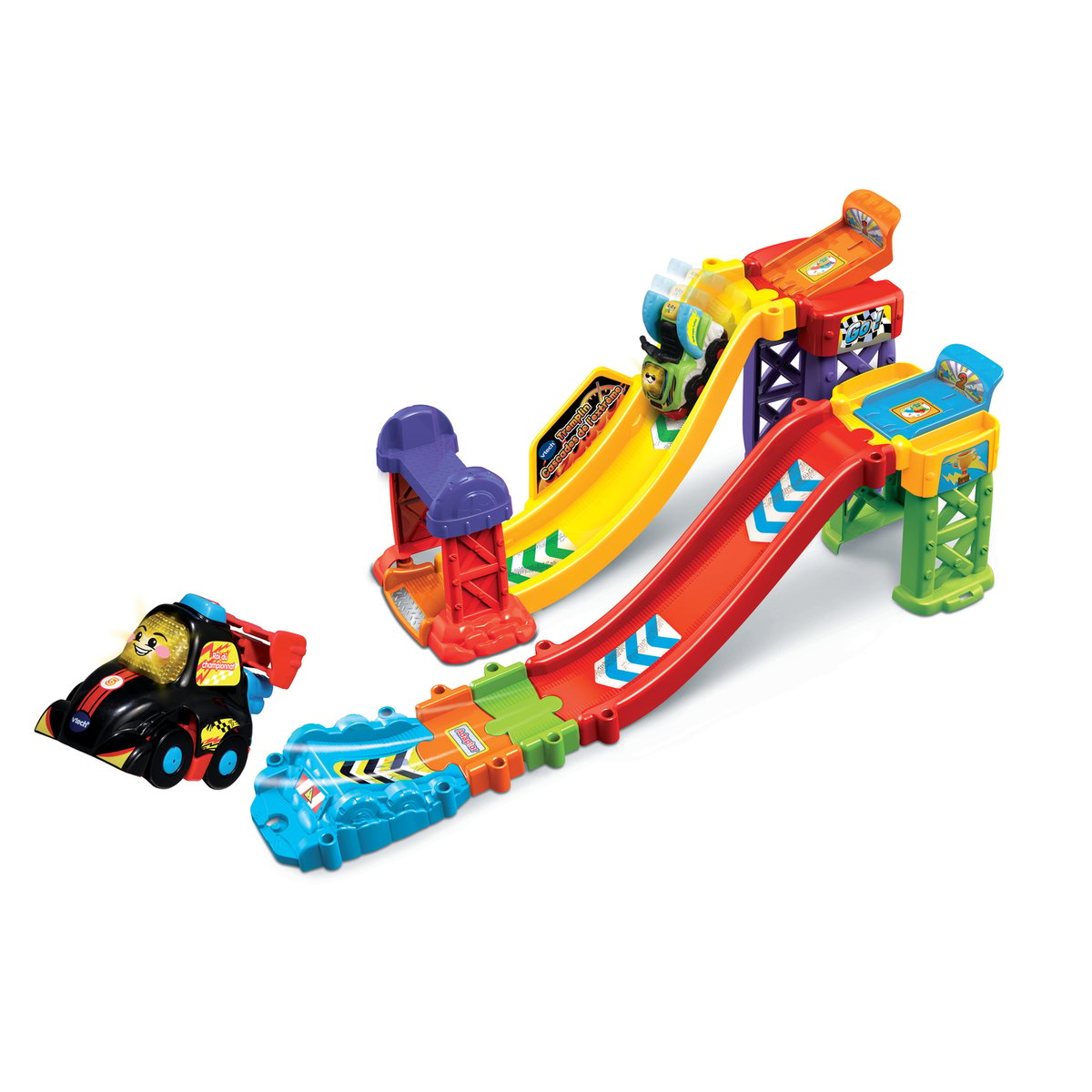 Tut tut bolides - tremplin cascades de l'extreme (+lucas, roi du championnat) couleur unique, VTECH