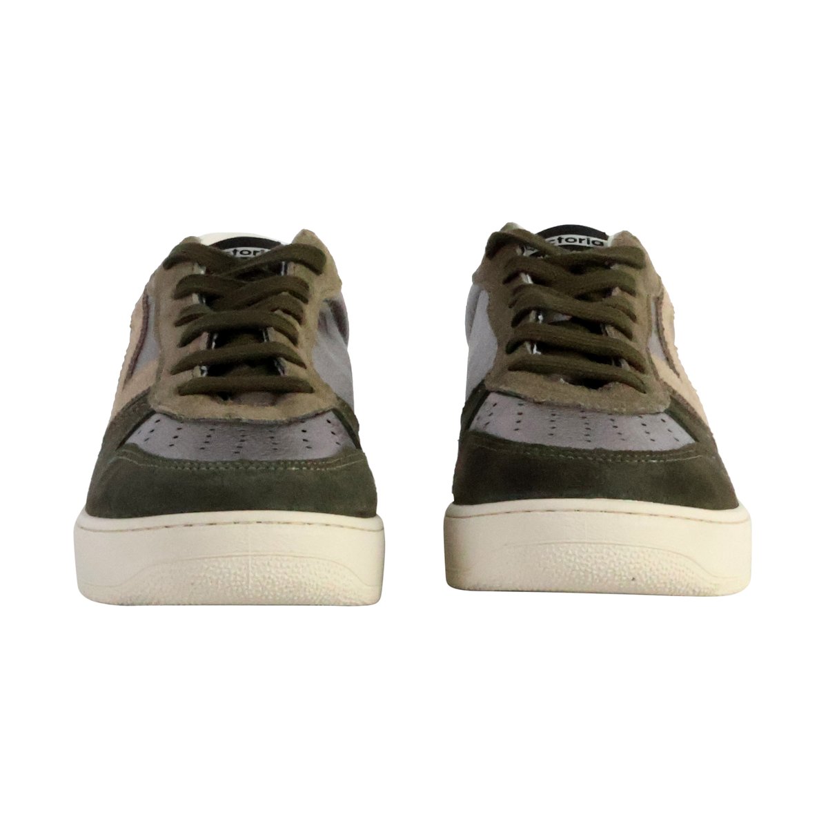 Basket Cuir kaki, VICTORIA