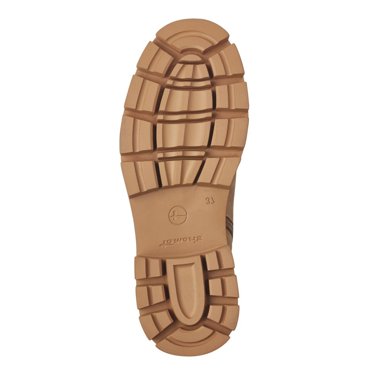 Bottine fourée marron camel, TAMARIS