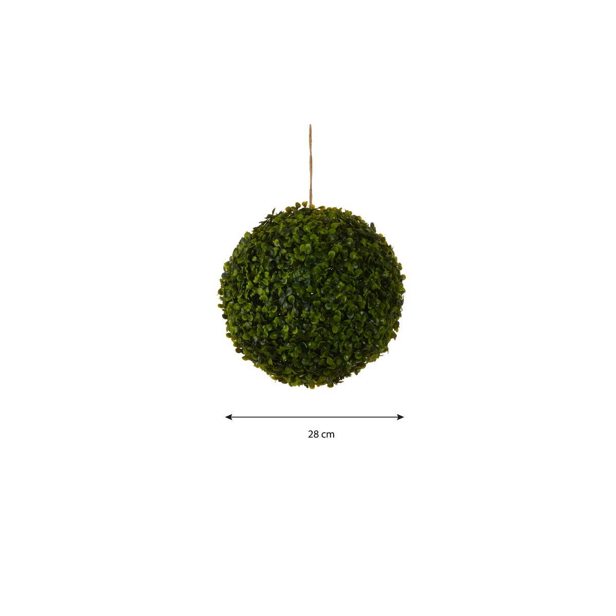 Plante artificielle Ø28 cm BOXWOOD BALL vert, MICA DECORATIONS