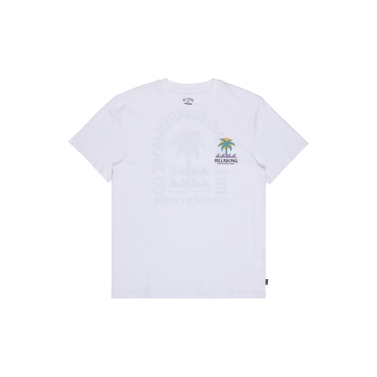 T shirt manches courtes PORTAL blanc white, BILLABONG
