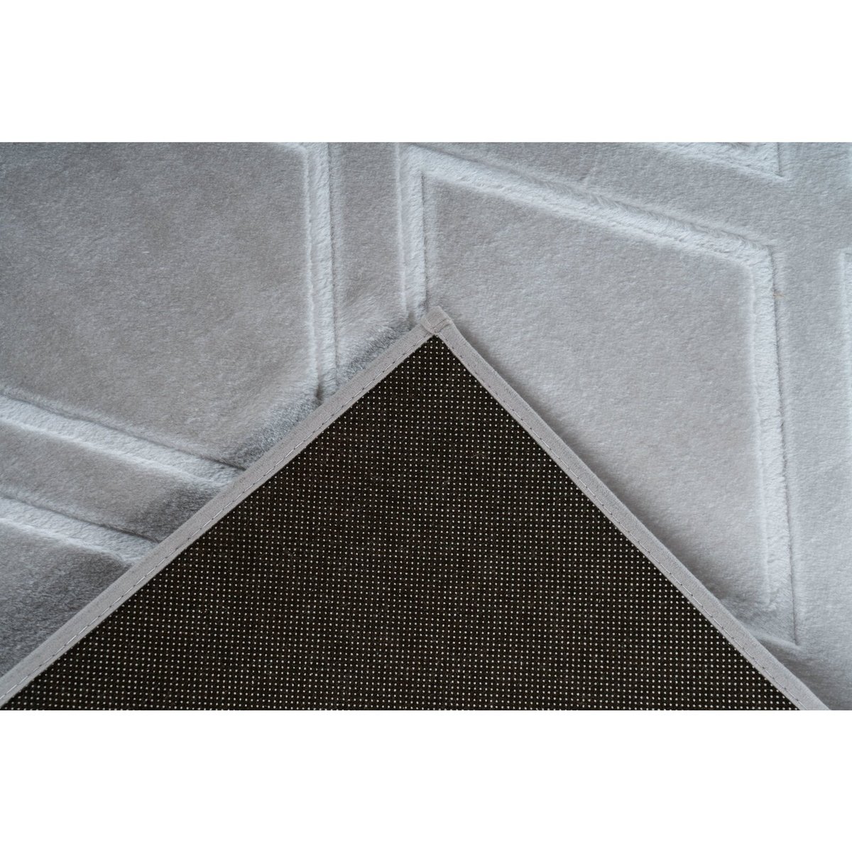 Tapis tufté main, CERTIFIÉ Oeko-Tex, MONROE gris, bleu, ARTE ESPINA