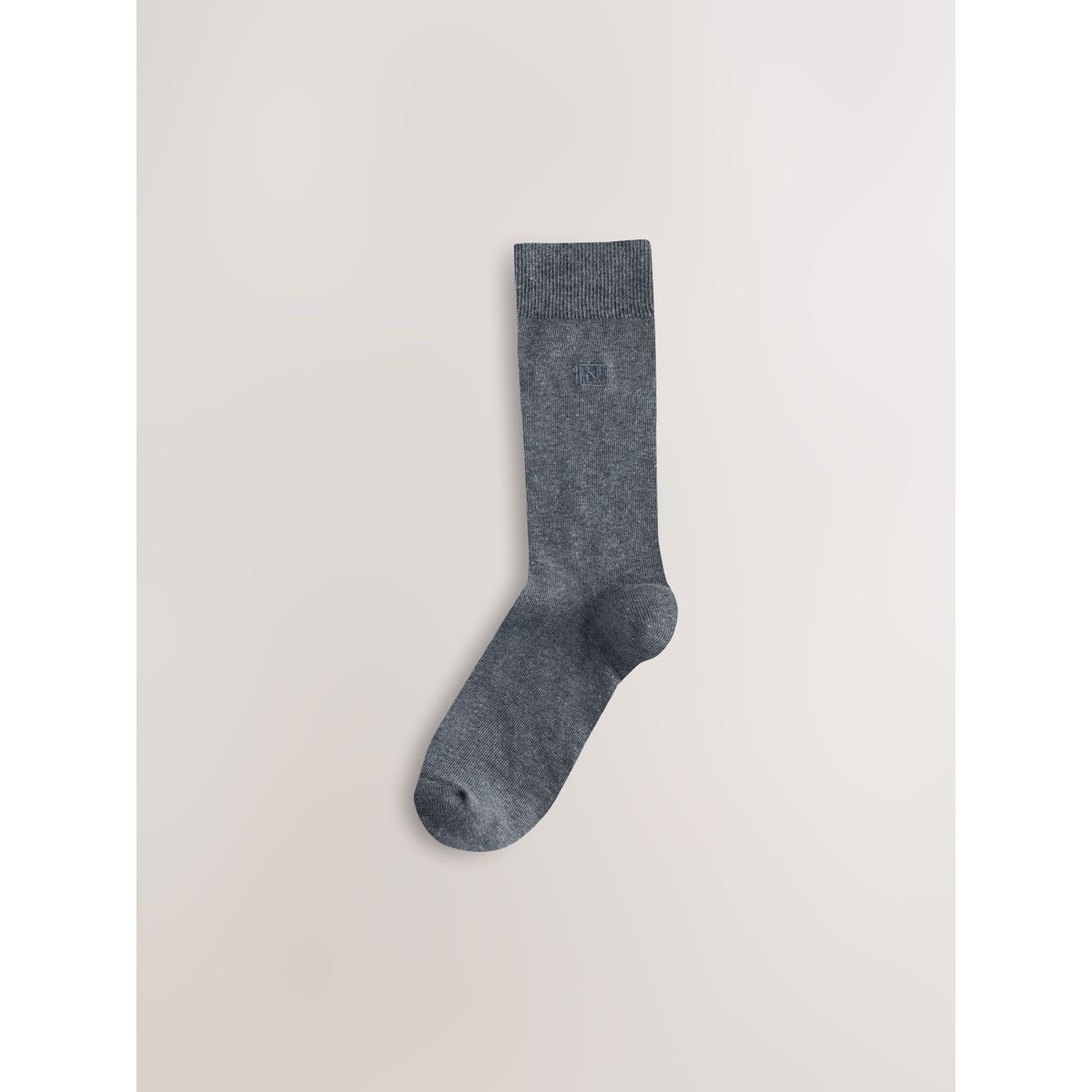 Chaussettes fraîcheur brodées bleu/gris/vert, NEXT