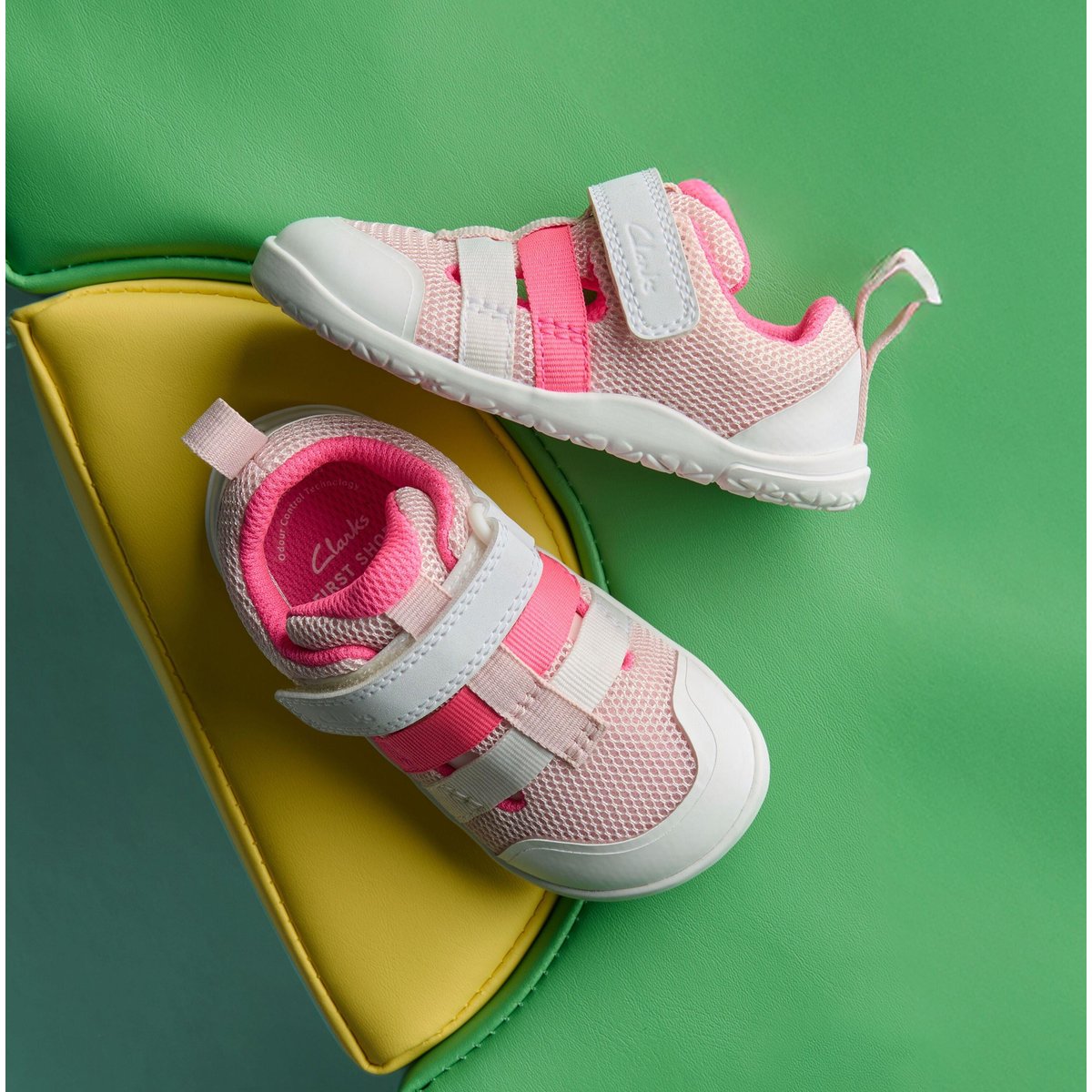 Sandales Textile HARBOUR FLEX T rose, CLARKS