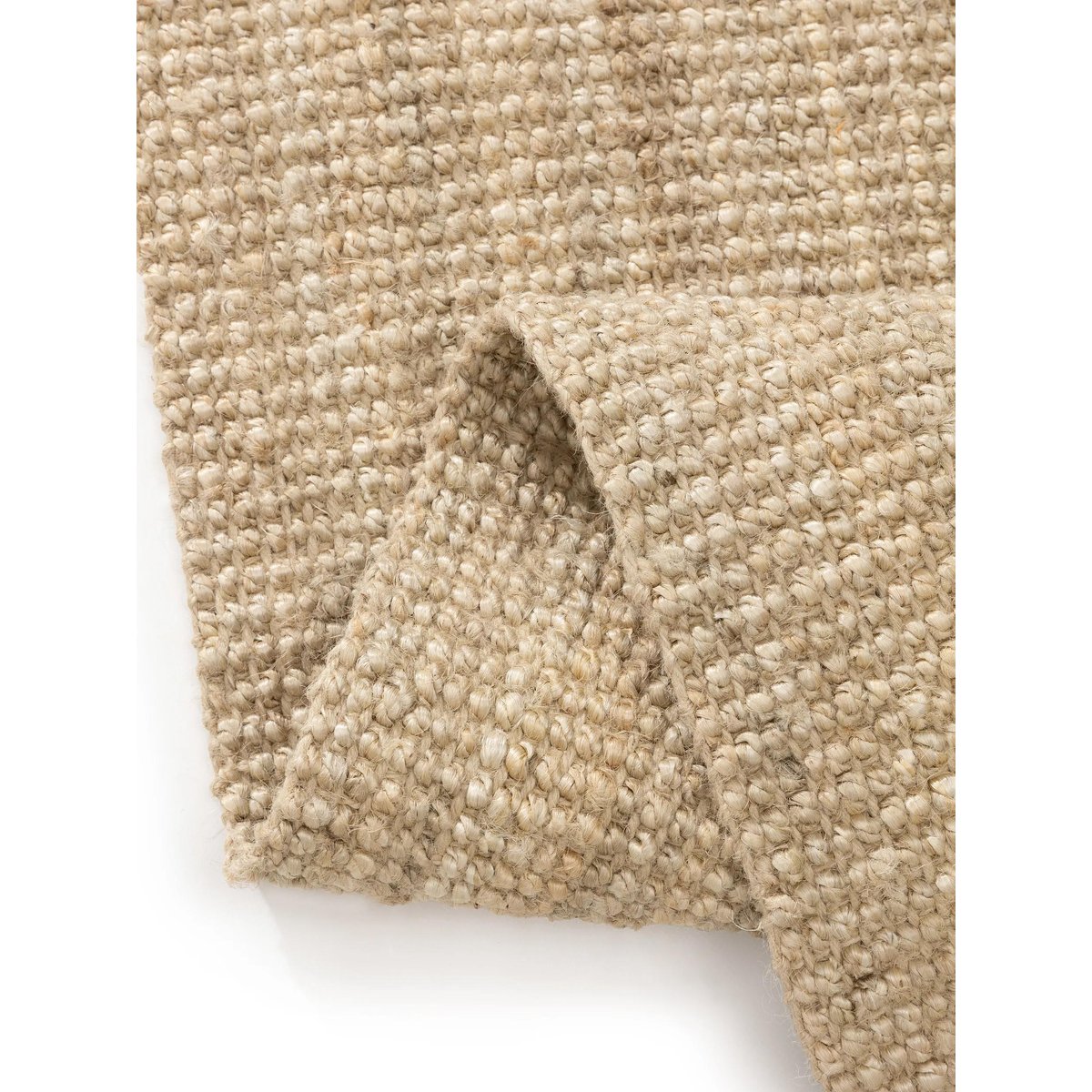 Tapis de jute tissé main SVEA crème, BENUTA