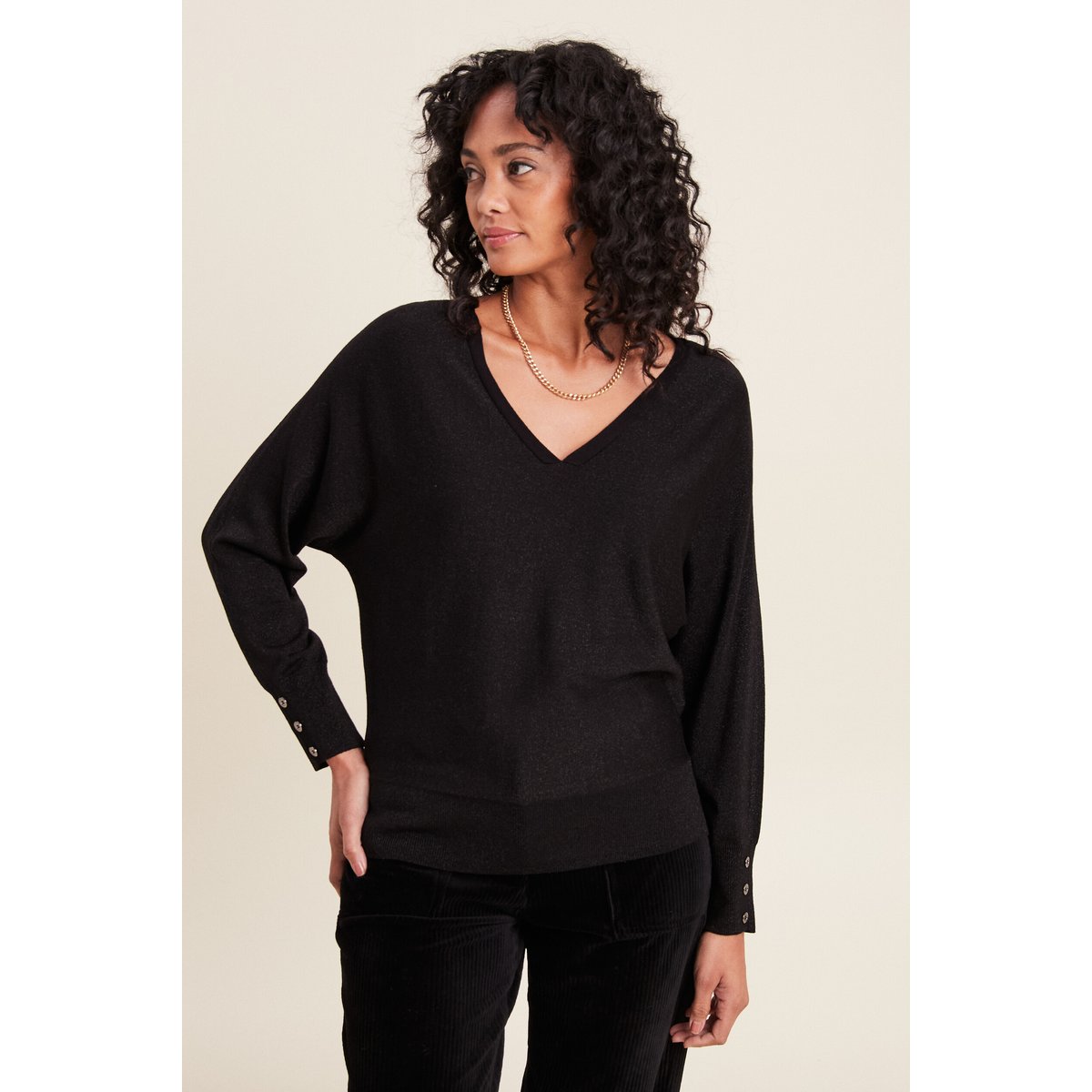 Pull manches longues noir, BREAL
