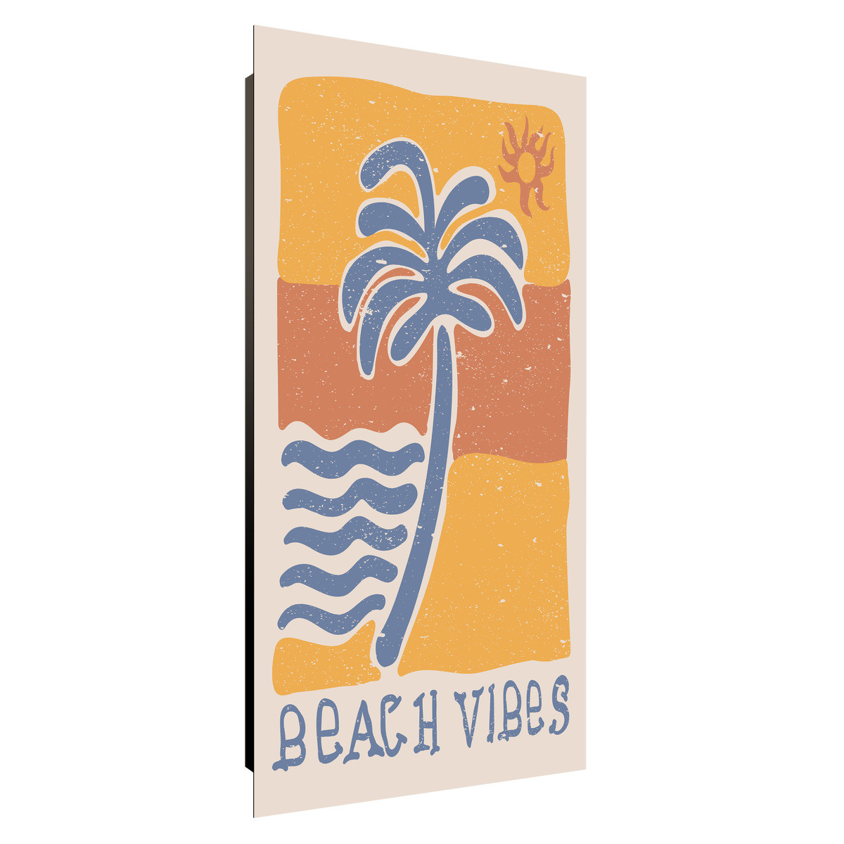 Tableau Sur Verre Synthétique Beach Vibes ILLUSTRATION tableau en verre synthétique, CEANOTHE