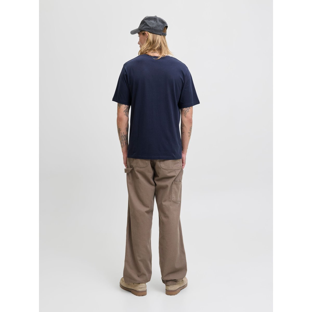 T-shirt manches courtes Hayato navy blazer, JACK & JONES