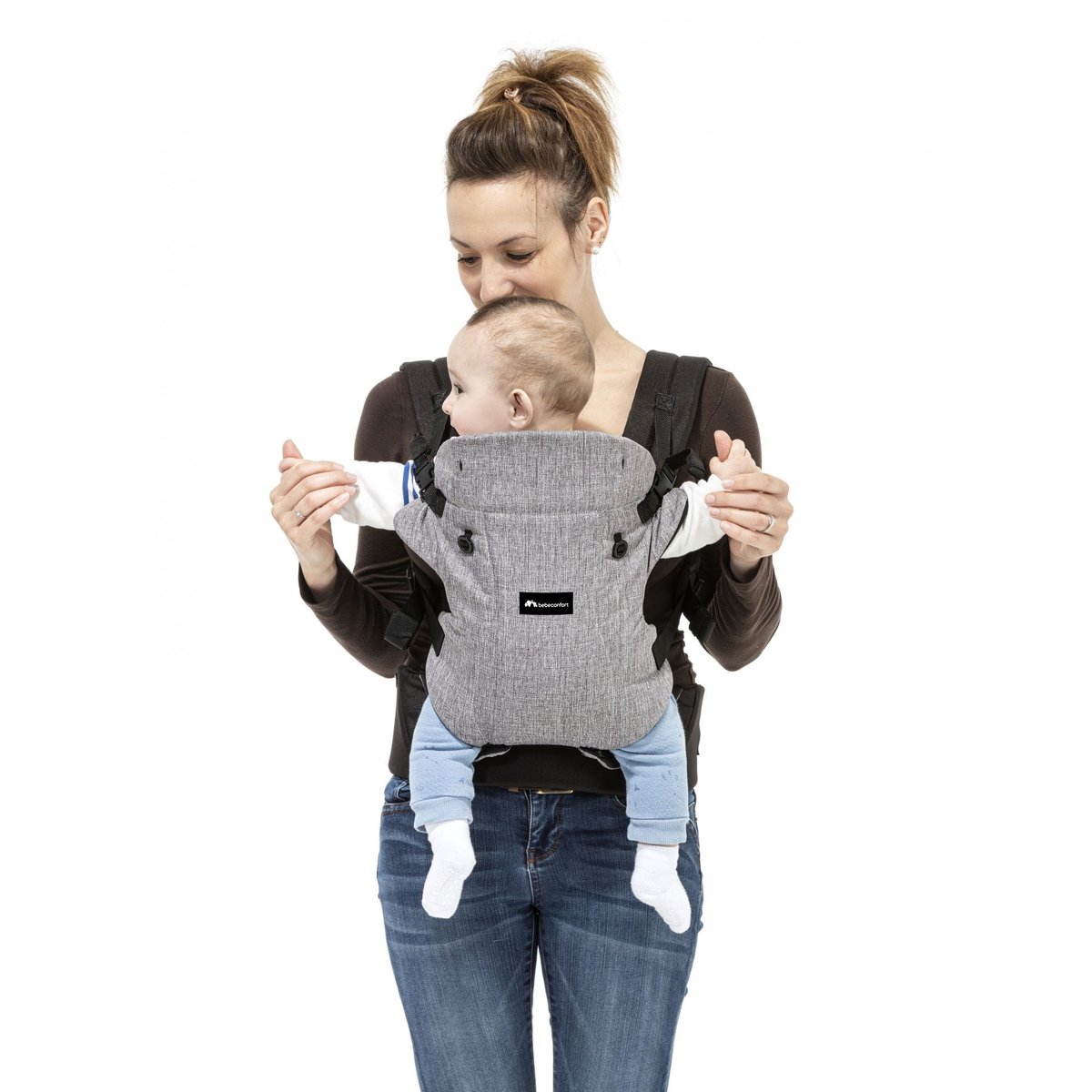 Porte bébé physiologique Go 4 Black Chic black chic, BEBECONFORT