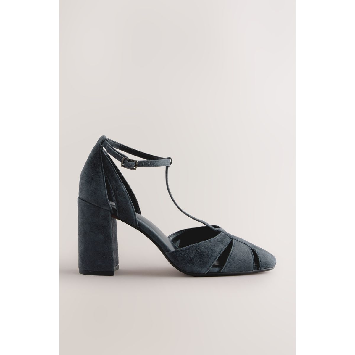 Salomés à bout rond bleu marine, NEXT