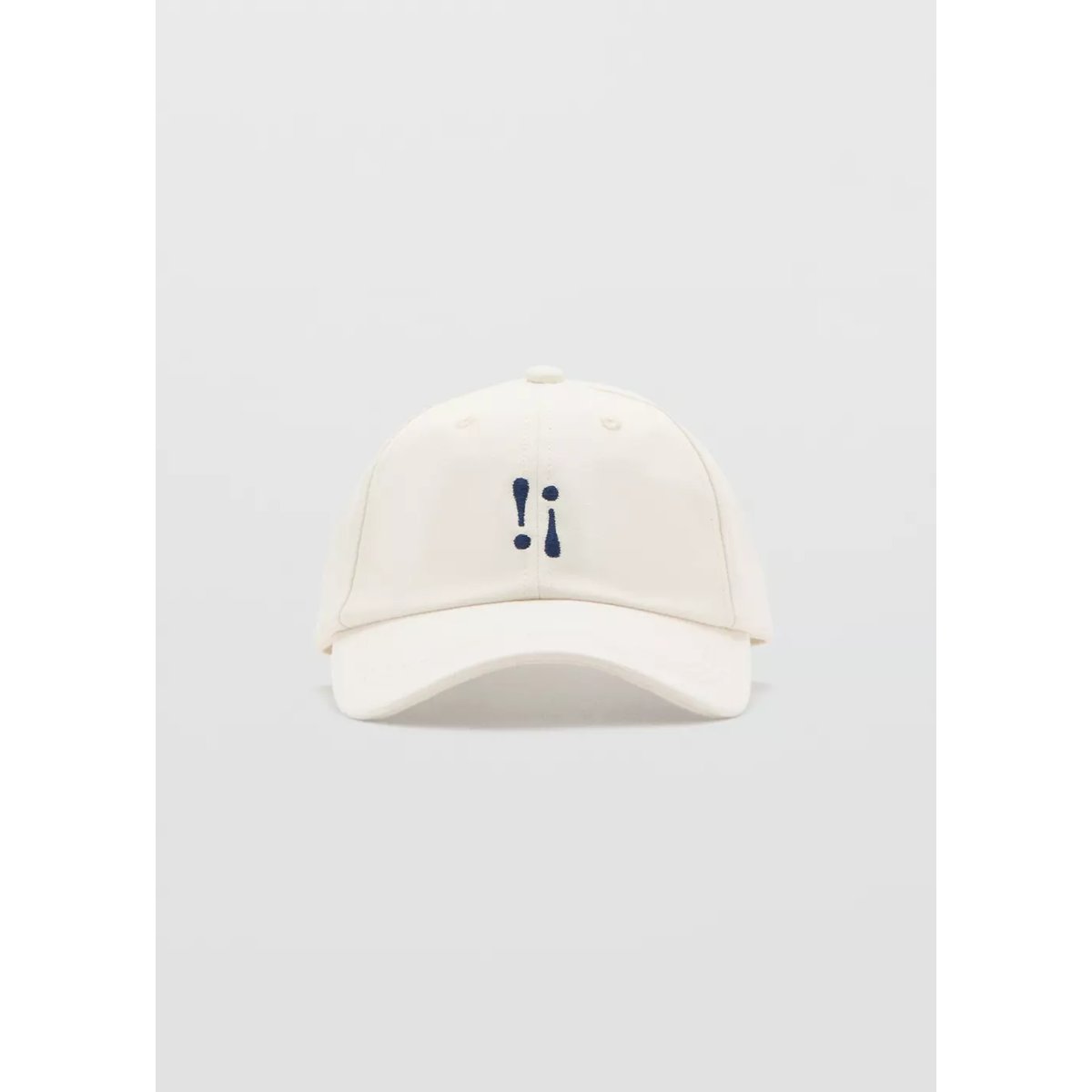 Casquette brodée coton blanc cassé, MANGO MAN