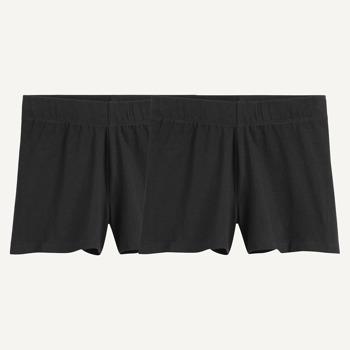 Confezione da 2 pantaloncini sportivi nero + nero , LA REDOUTE COLLECTIONS
