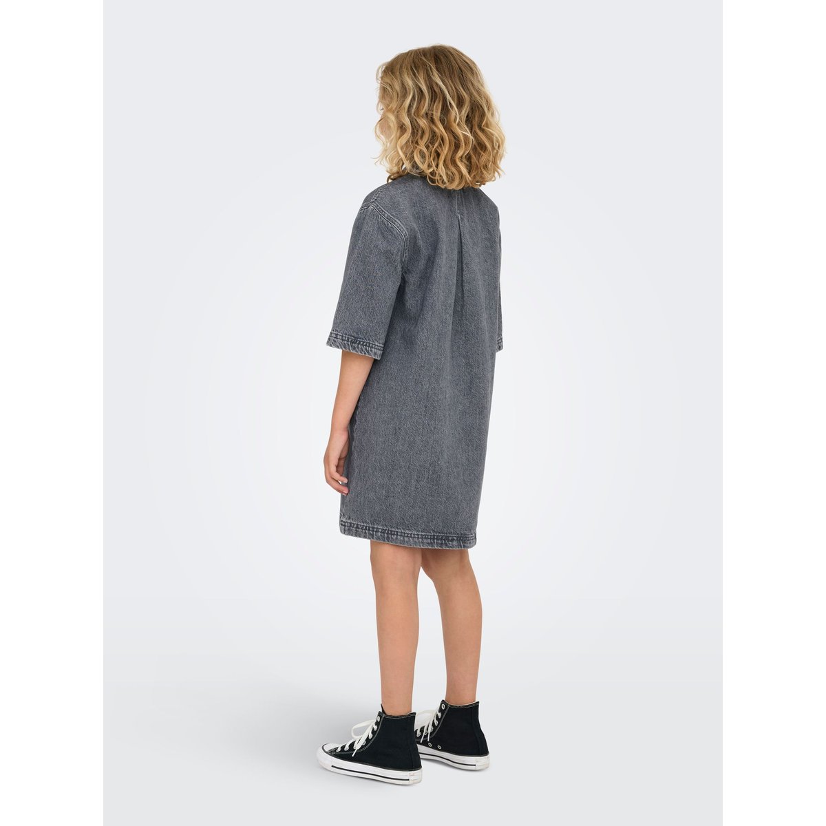 Robe En Denim grey denim, KIDS ONLY