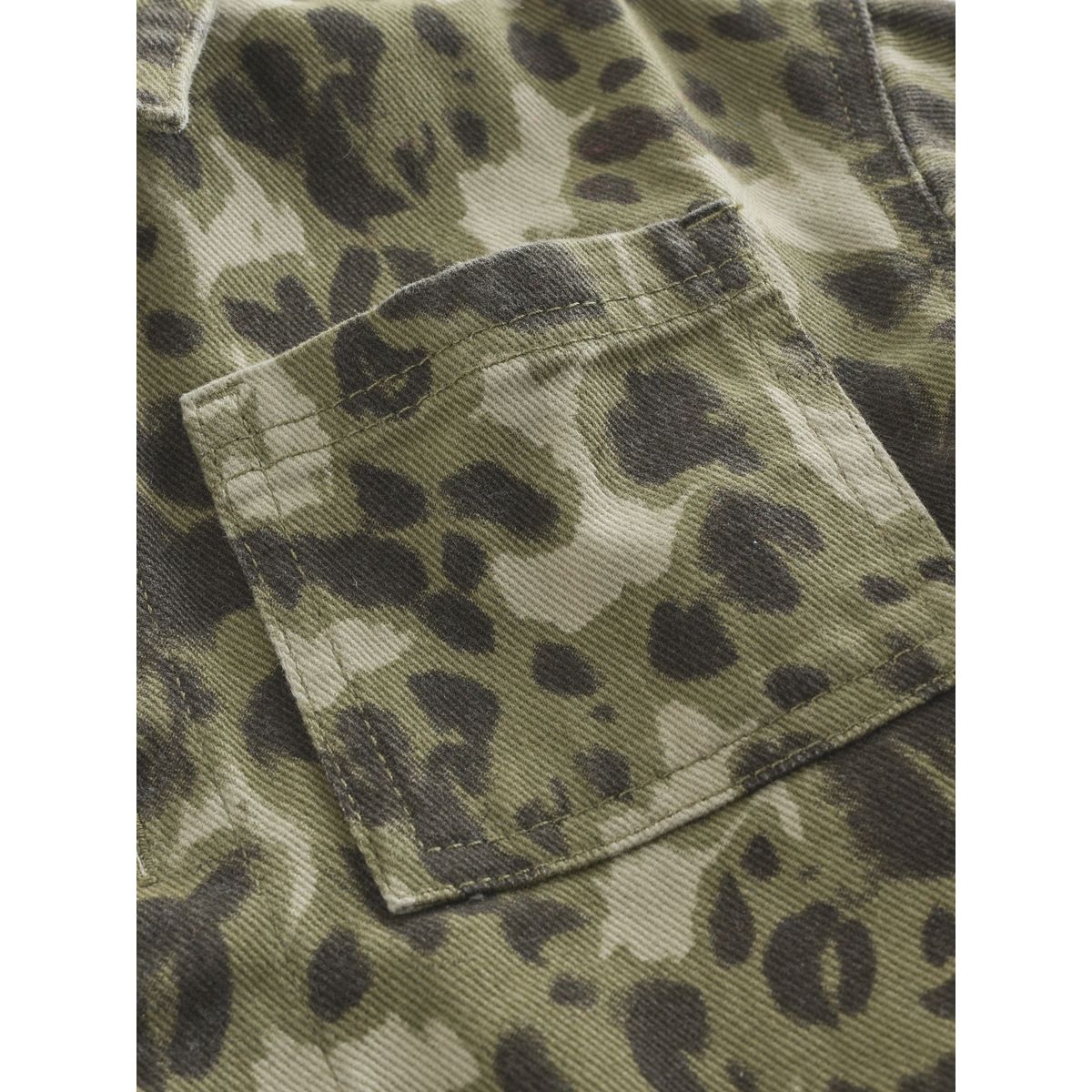 Surchemise oversize et t-shirt, 2 pièces camouflage, NEXT