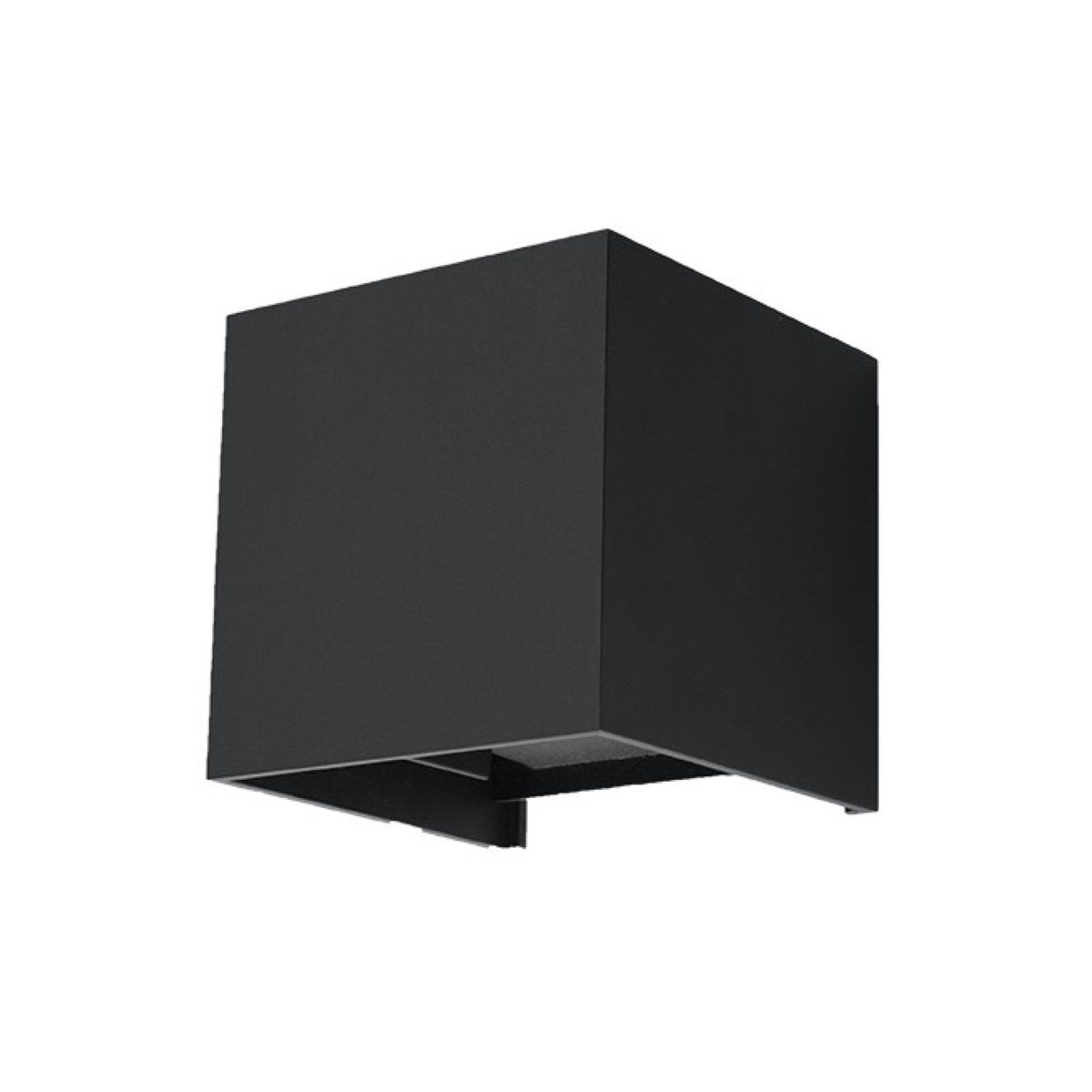 Applique Aluminium Noir LED 1 Luca noir, EDEN