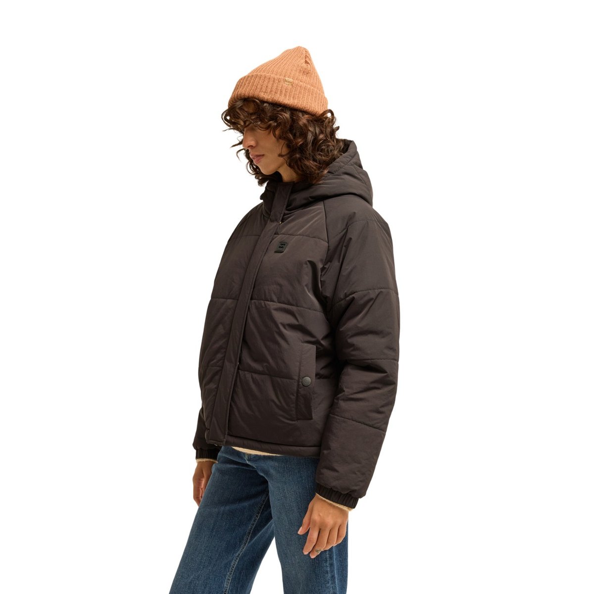Veste zippée HIGH ROUTE HOOD noir black pebble, BILLABONG