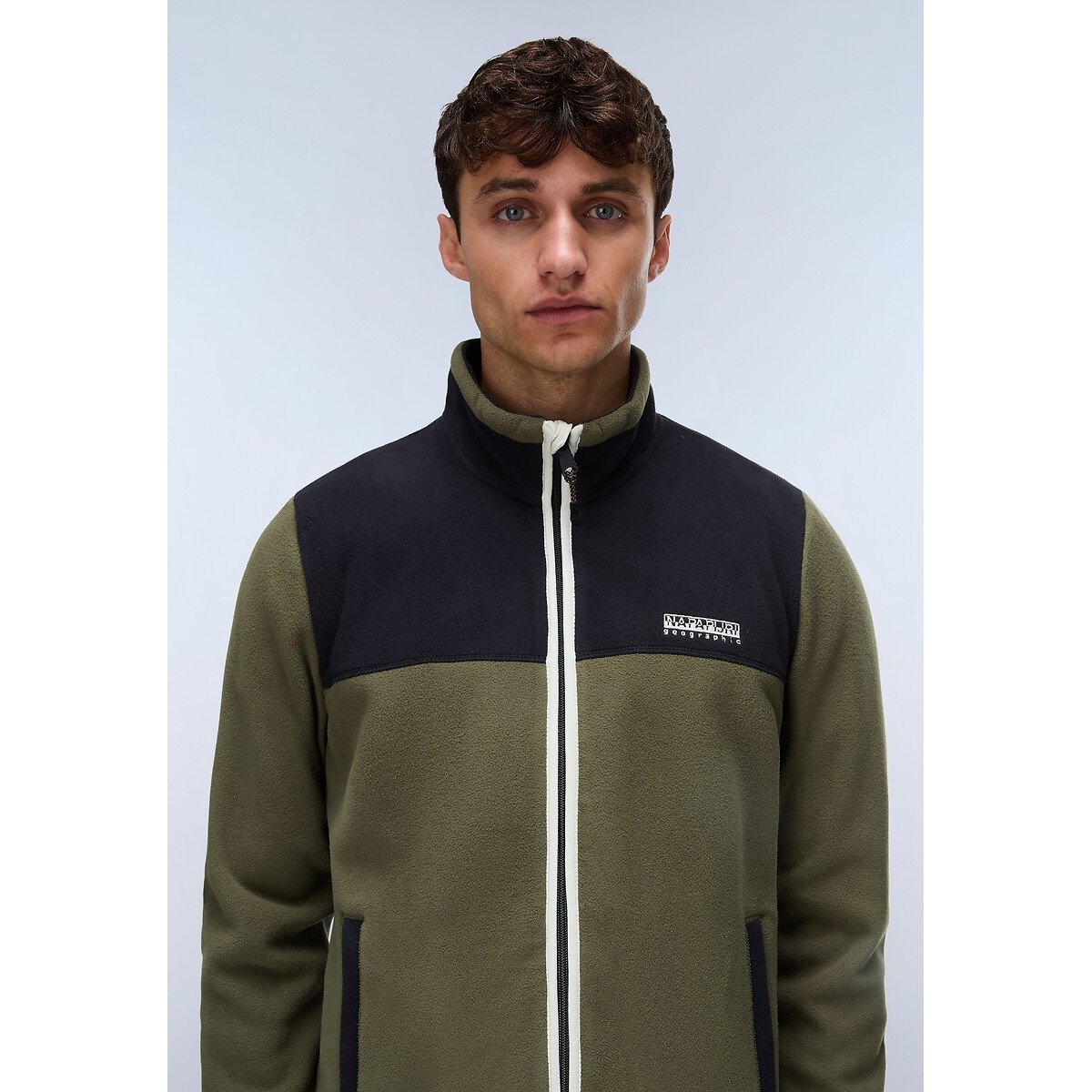 Dergana Fleece Jacket khaki/black, NAPAPIJRI