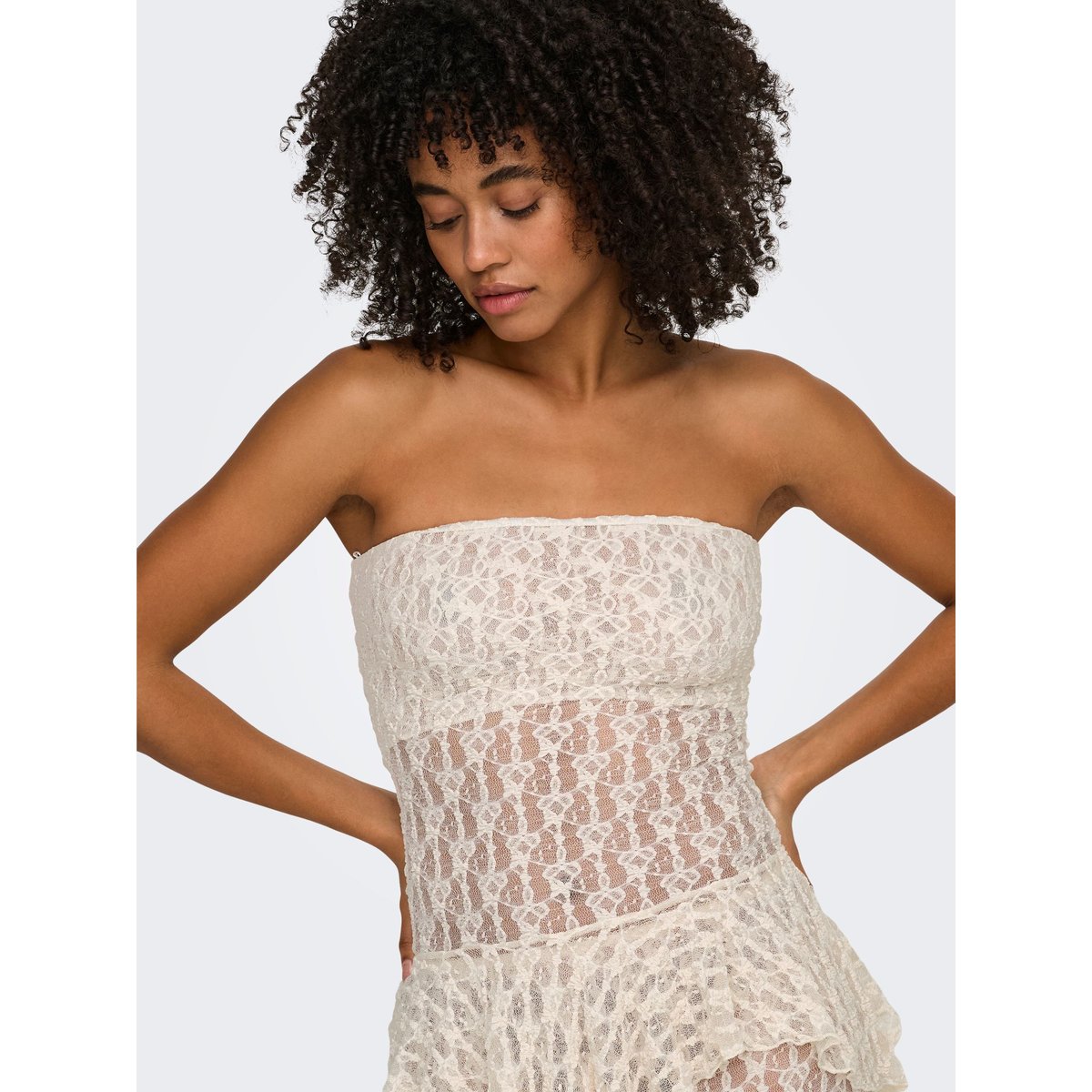 Top Bandeau birch, ONLY