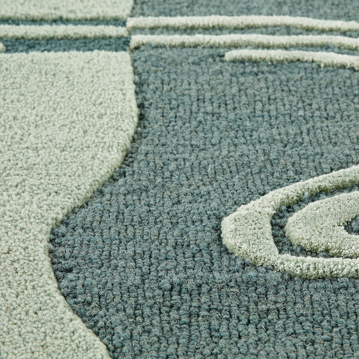 Tapis en 77% laine, NOTTON vert, LA REDOUTE INTERIEURS