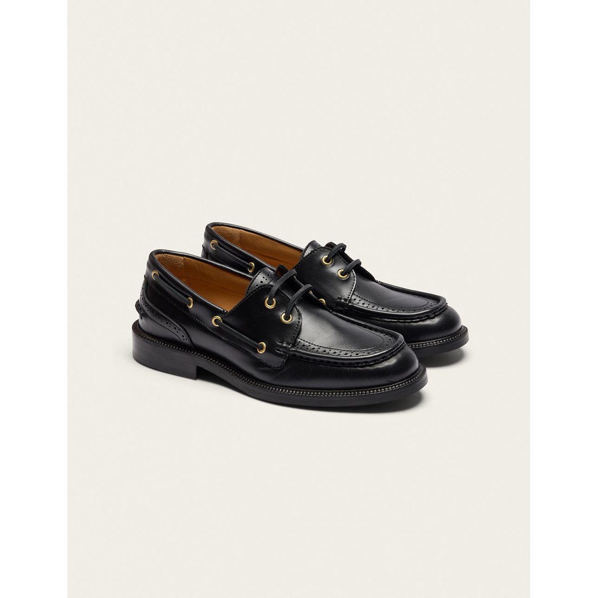 Derbies NIZA cuir noir, ODAJE