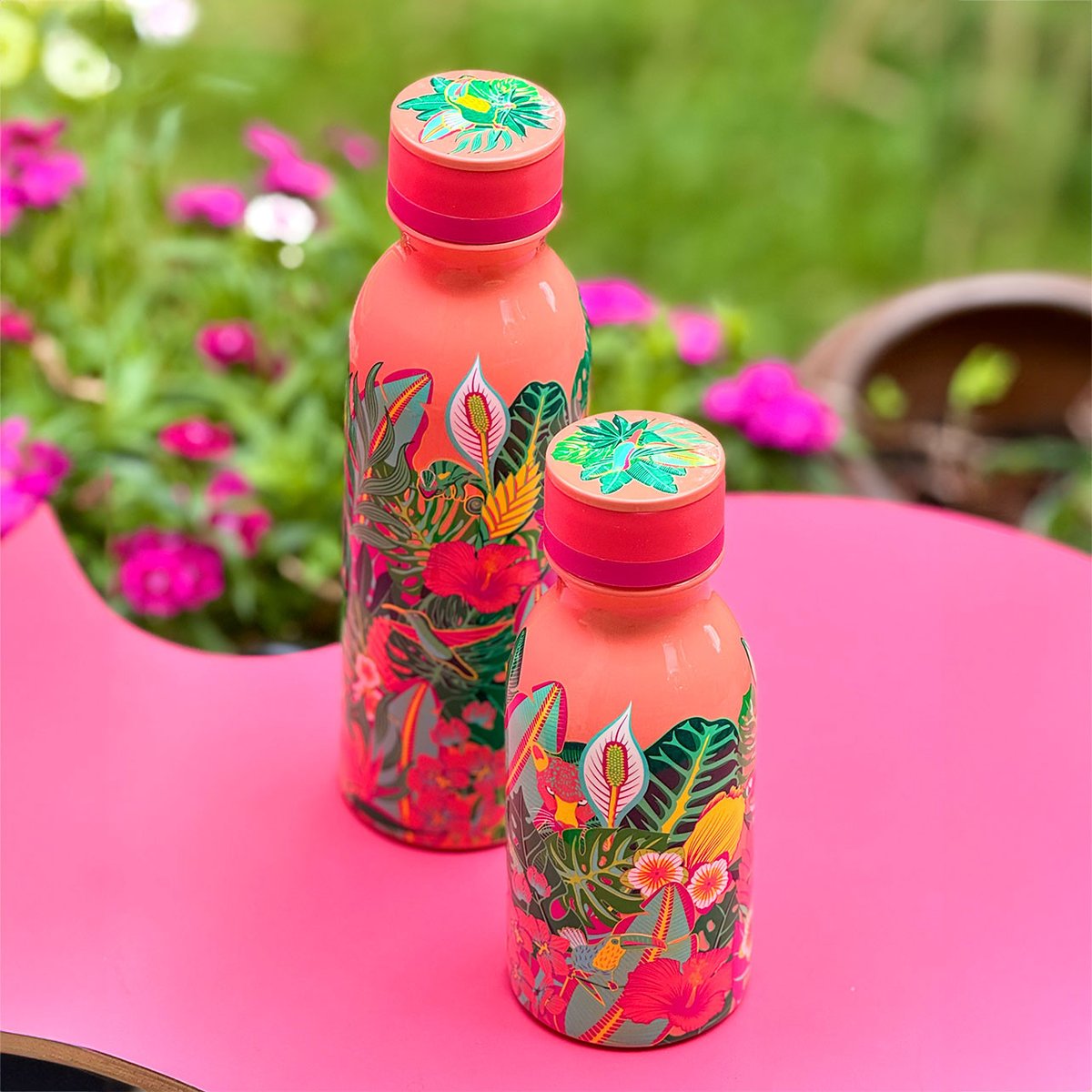 Bouteille isotherme 40 cl Mini Keep Cool Bottle tropical, PYLONES