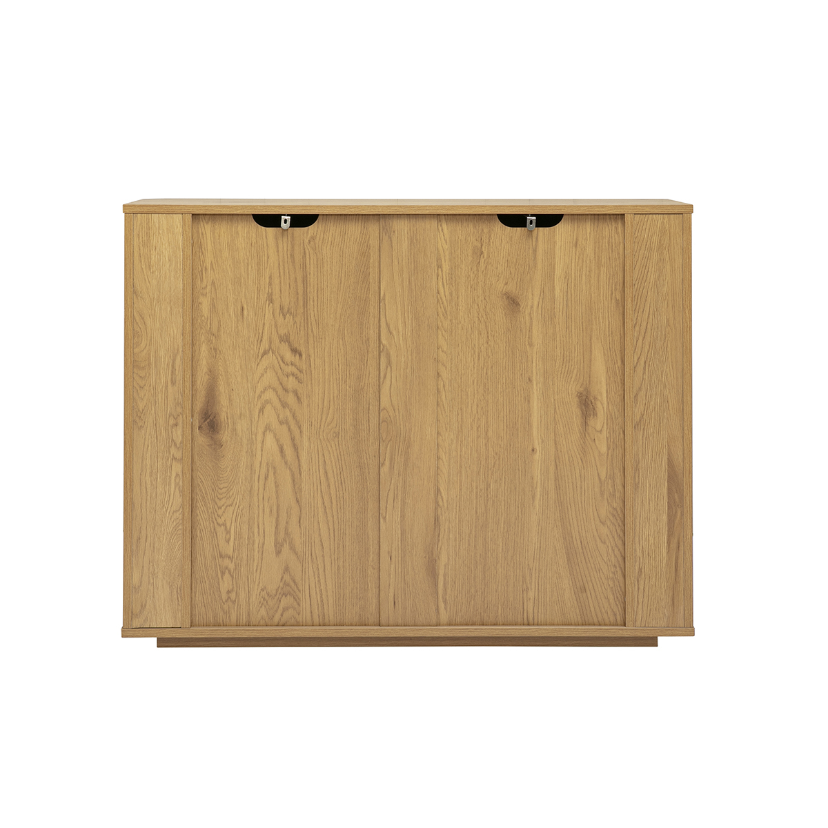 Commode finition bois clair chêne 3 tiroirs L100 cm NEGAN chêne clair, MILIBOO