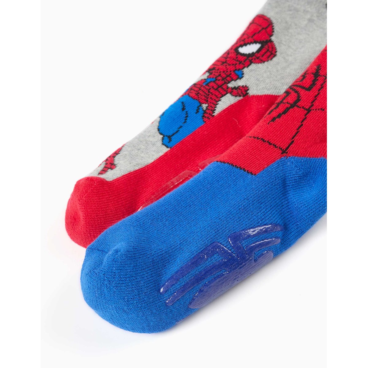 Lot de 2 chaussettes en éponge antidérapantes avec Spider-Man multicolore, ZIPPY