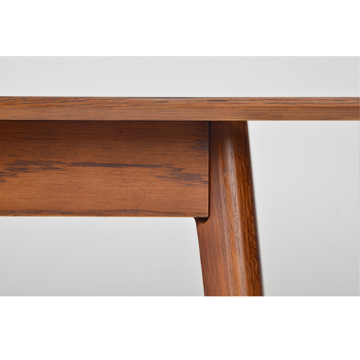 Table à manger extensible 8 à 12 personnes 180-230x80cm- SKOLL bois foncé, DRAWER