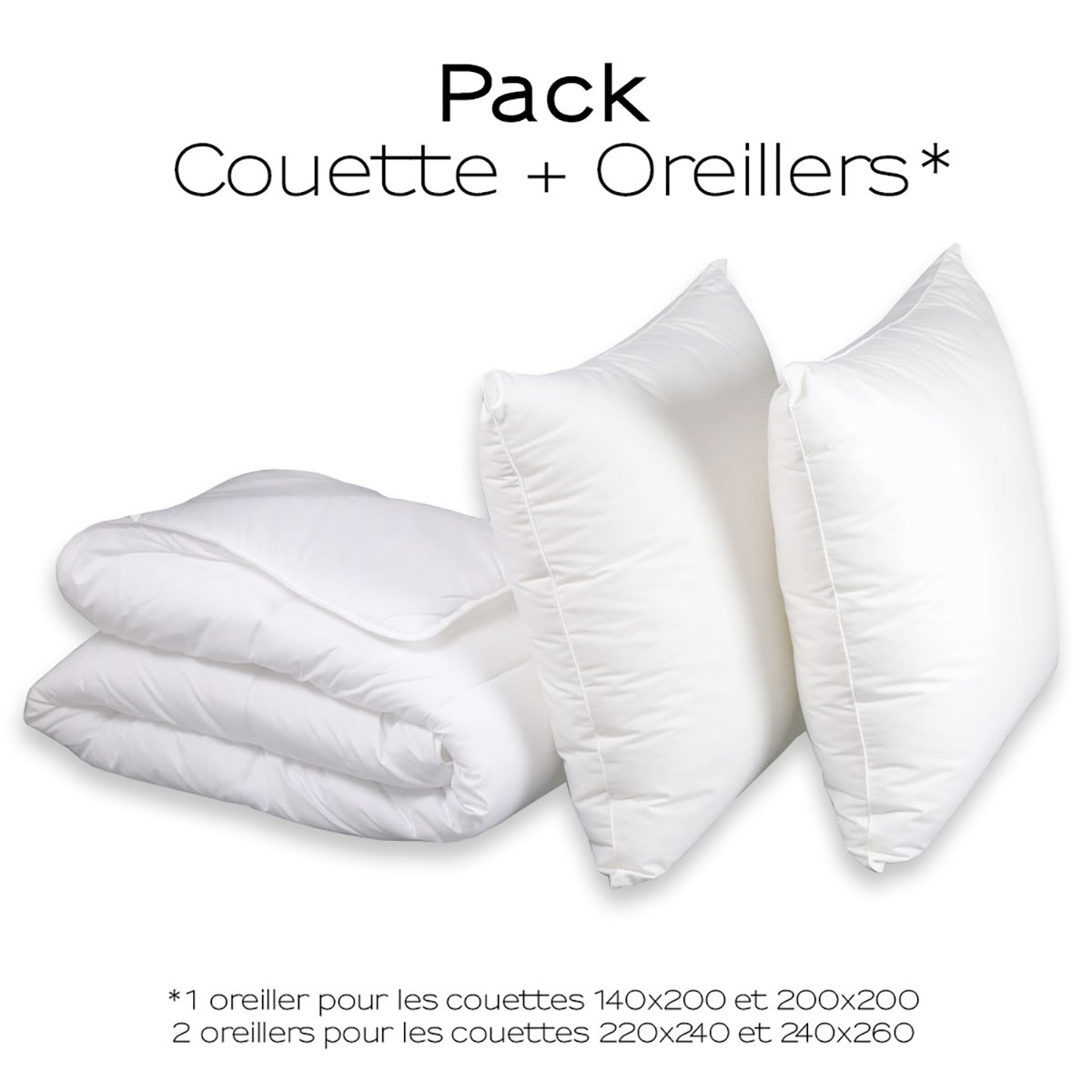 Pack Climarelle® Thermorégulation couette LEGERE + oreiller blanc, DODO