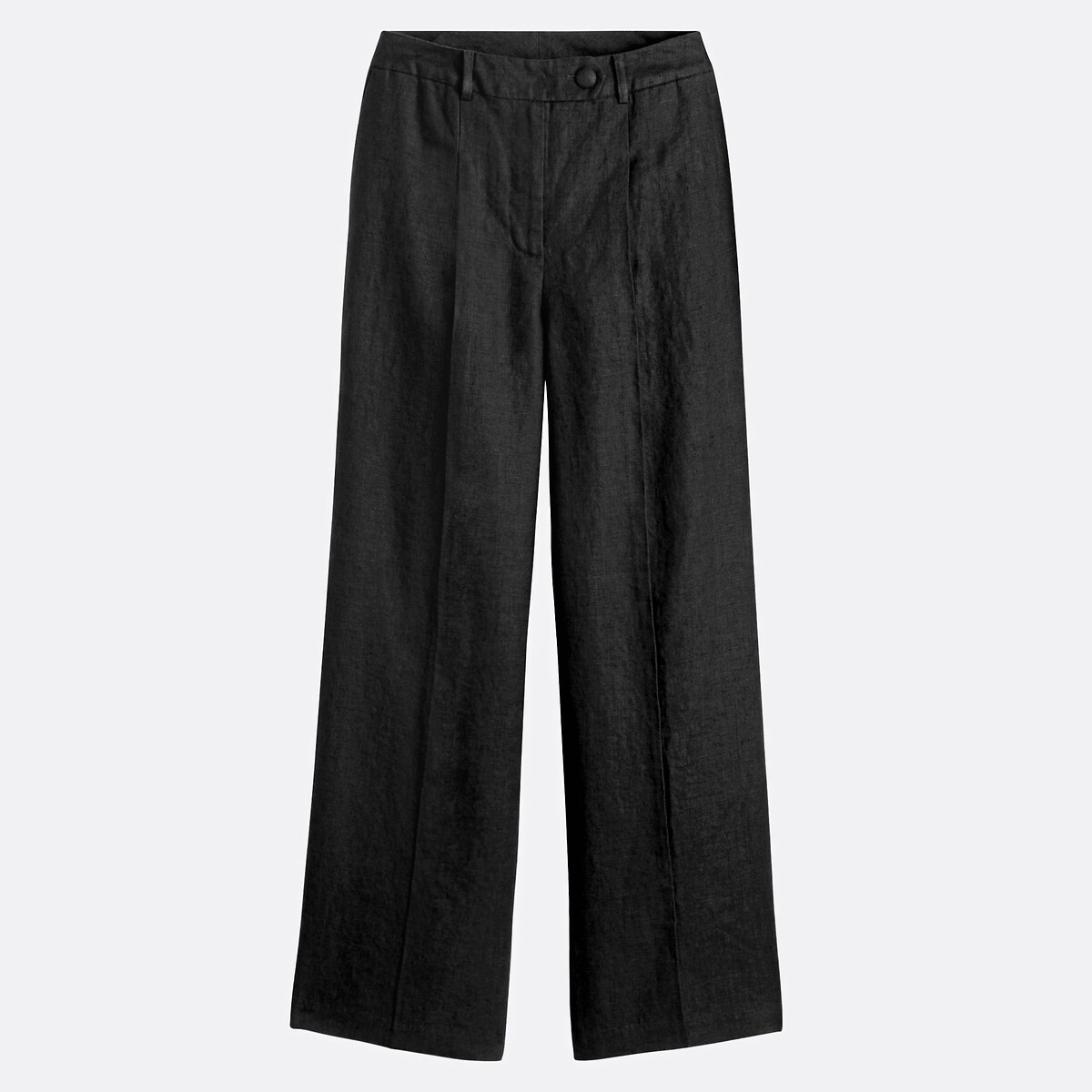 Signatures Josepha Wide Leg Trousers in Linen black, LA REDOUTE COLLECTIONS