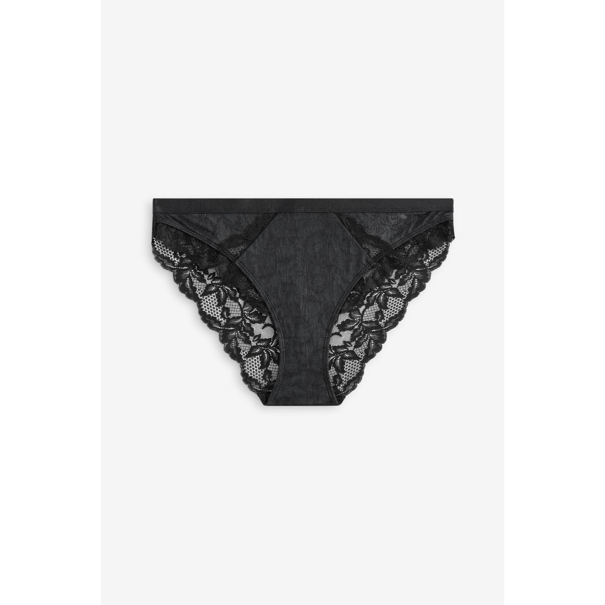 Culottes avec liseré dentelle, lot de 3 noir/ blanc/ chair, NEXT