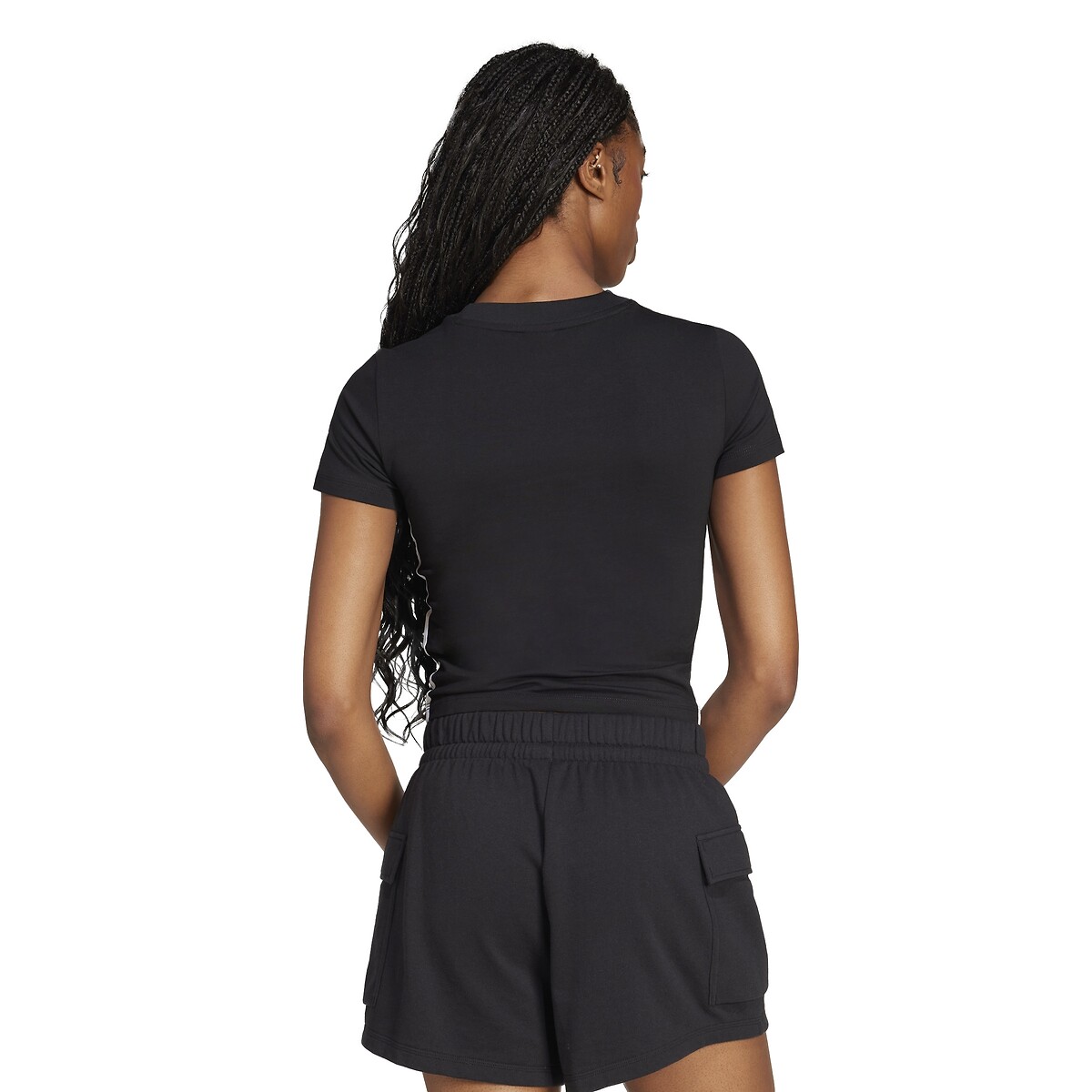 T-shirt slim baby Essentials 3-Stripes noir, ADIDAS SPORTSWEAR