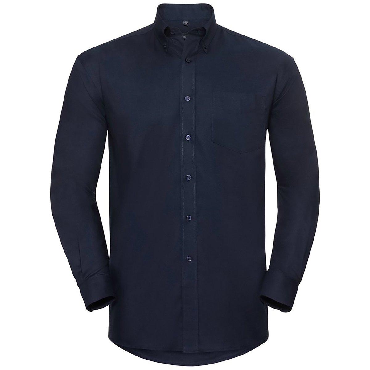 Chemise manches longues bleu marine, RUSSELL