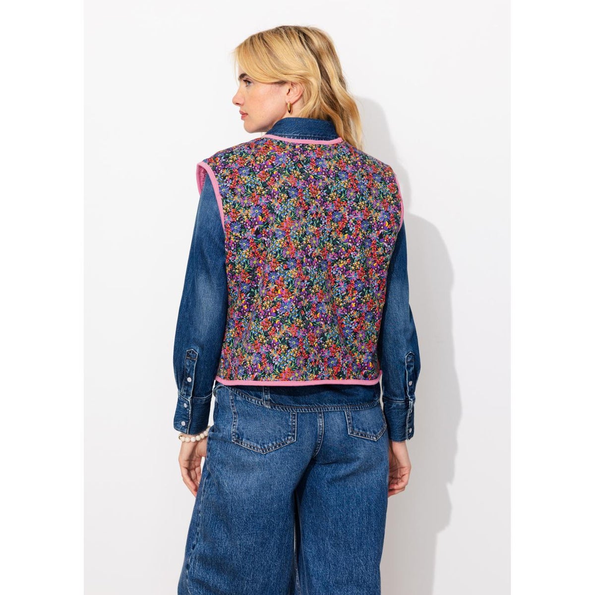 PALOMA veste réversible rose, PROMOD