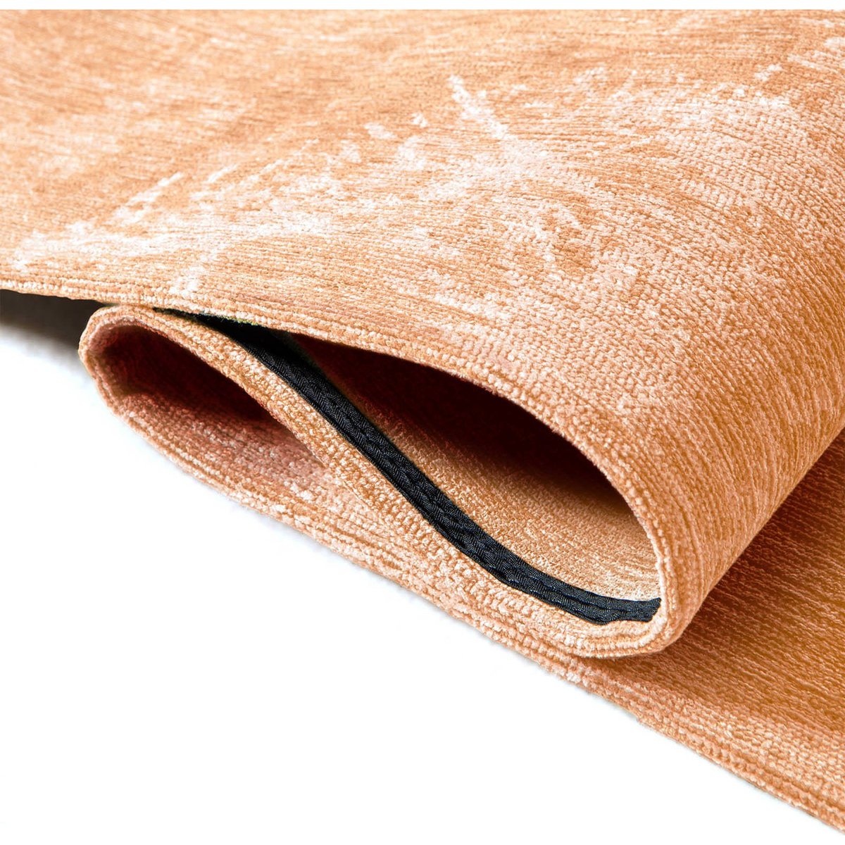 Tapis intérieur extérieur jacquard, ANISE orange chaud dégradé abricoté, RECOLLECTION