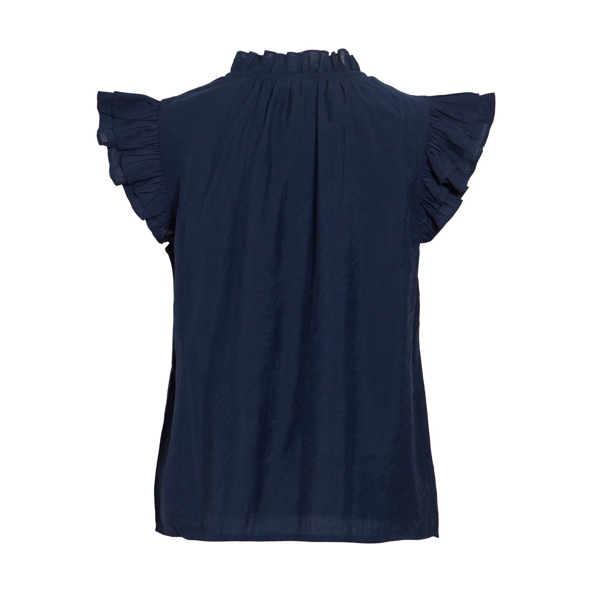 Top À Mancherons navy blazer, VILA