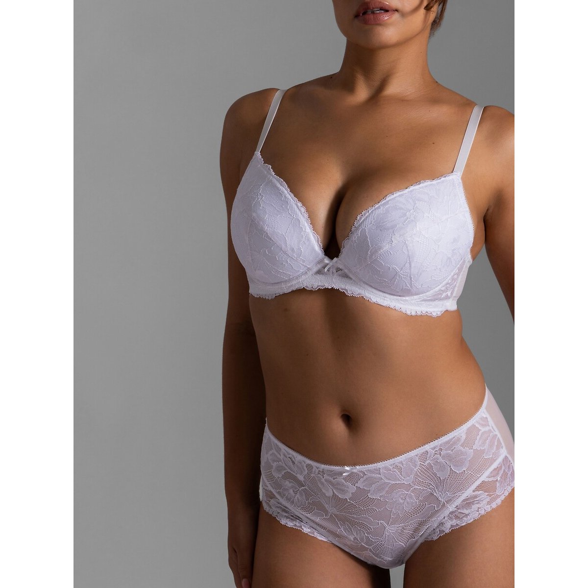 Culotte haute PERFECT LACE blanc, DORINA