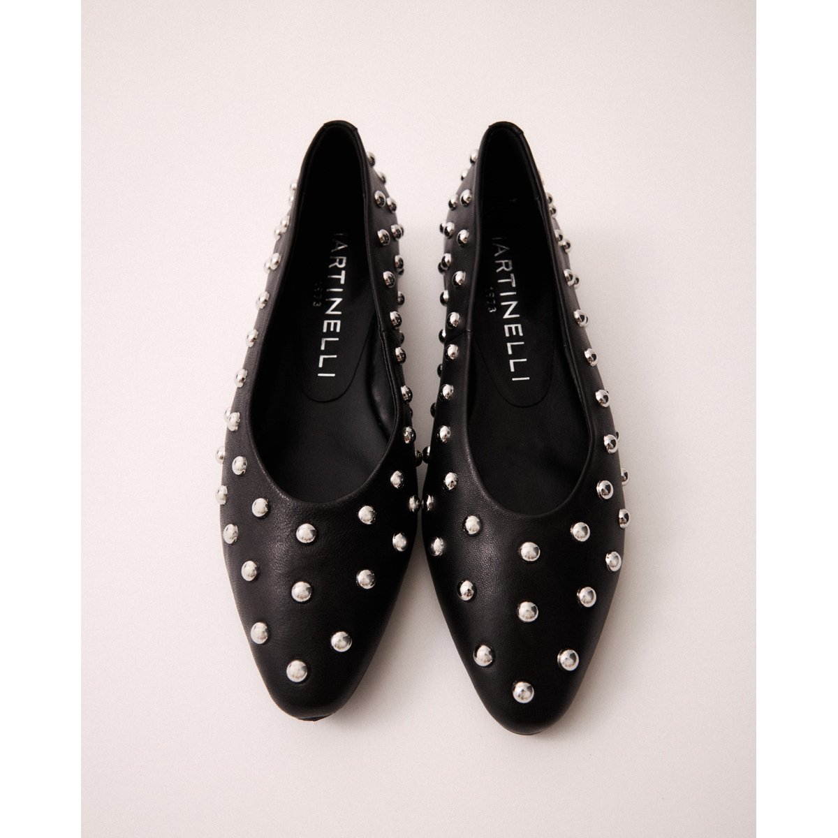 Ballerines cuir Vescia black, MARTINELLI
