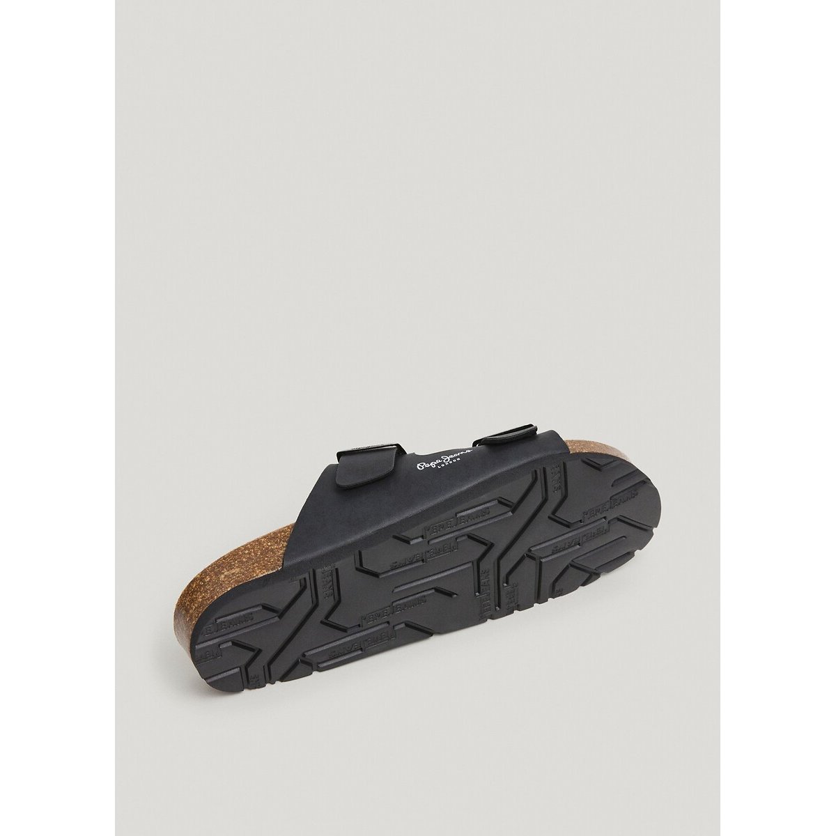 Double Kansas Double-Strap Mules black, PEPE JEANS