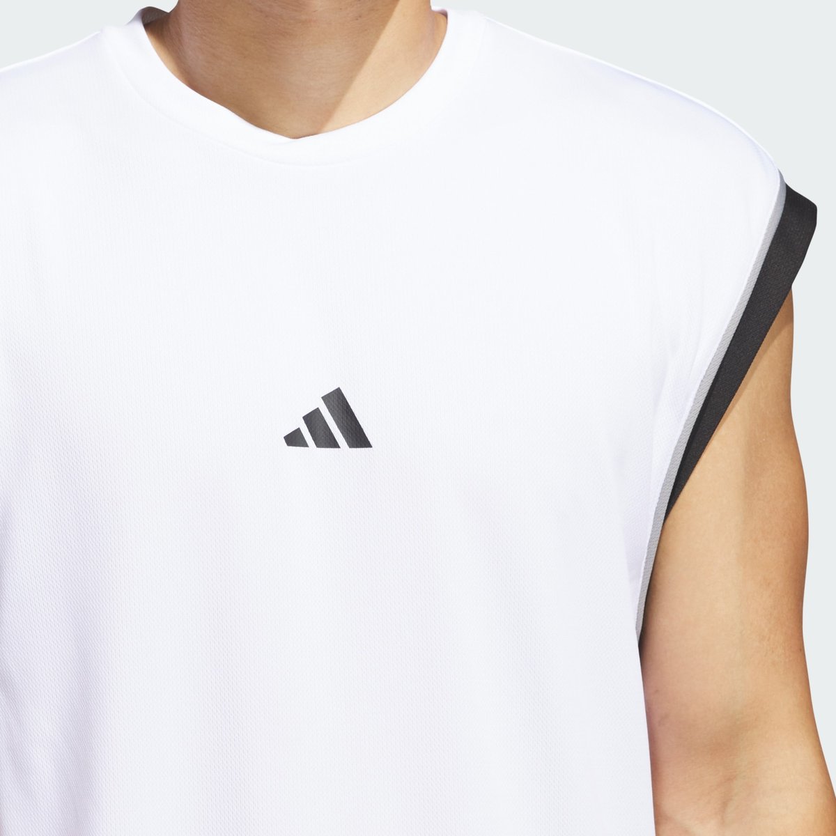 Débardeur Sans Manches Adidas Basketball All-World white / black, adidas Performance
