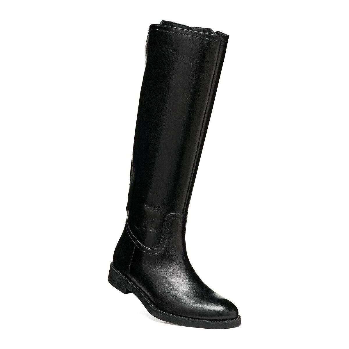 Bottes ajustables en cuir, ESMEENA noire, GEOX