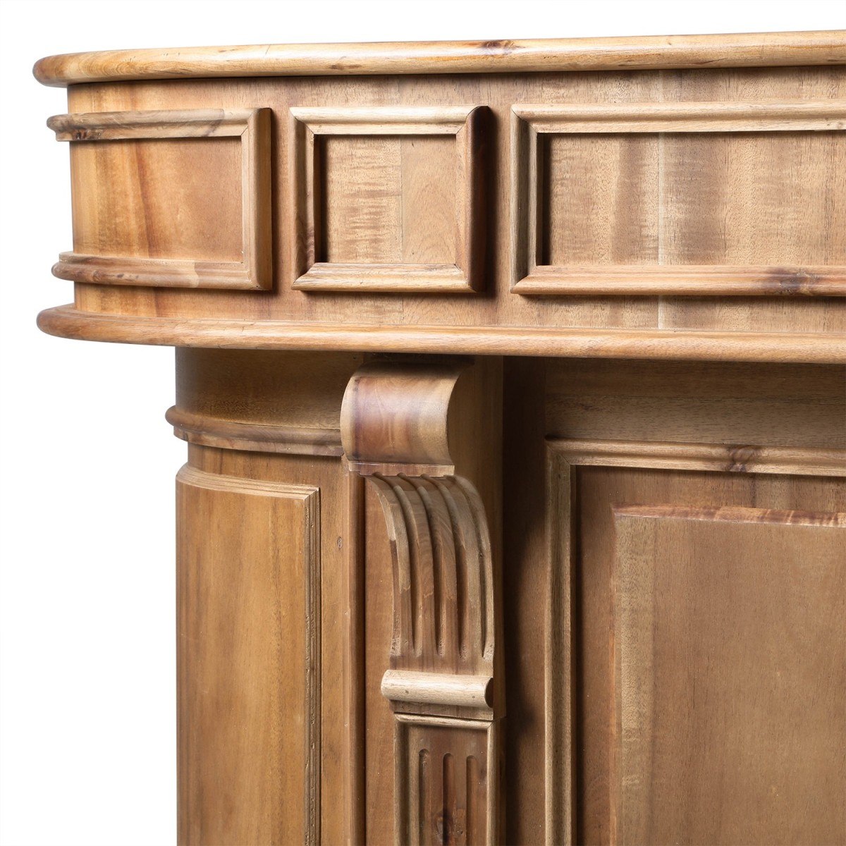 Comptoir bois massif vieilli - ESTAMINET bois foncé, SIGNATURE